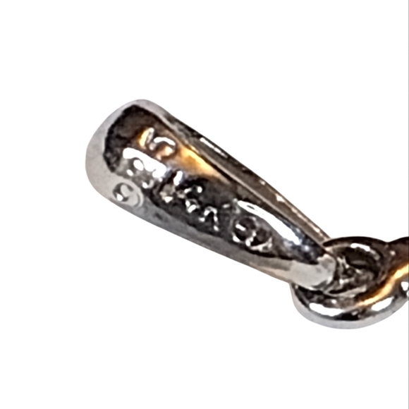 Dancing Starfish Pendant SS & 14k Gold - Picture 4 of 7